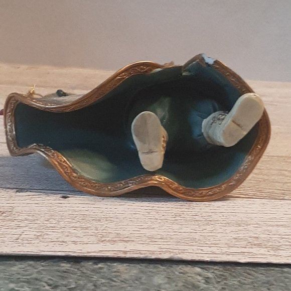 2003 Bringing Home the Tree Thomas Kinkade Old World Santas Ornament AS IS Read - Picture 13 of 15